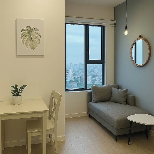 Studio with river view