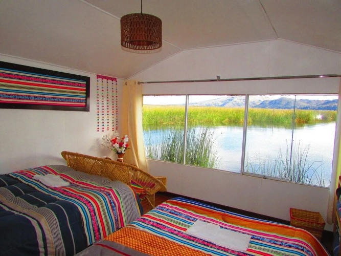 Uros Floating Home Titicaca