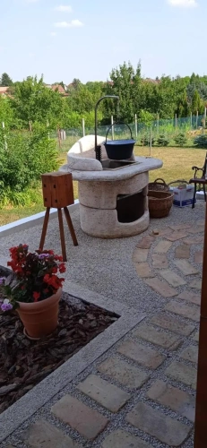 Outside
