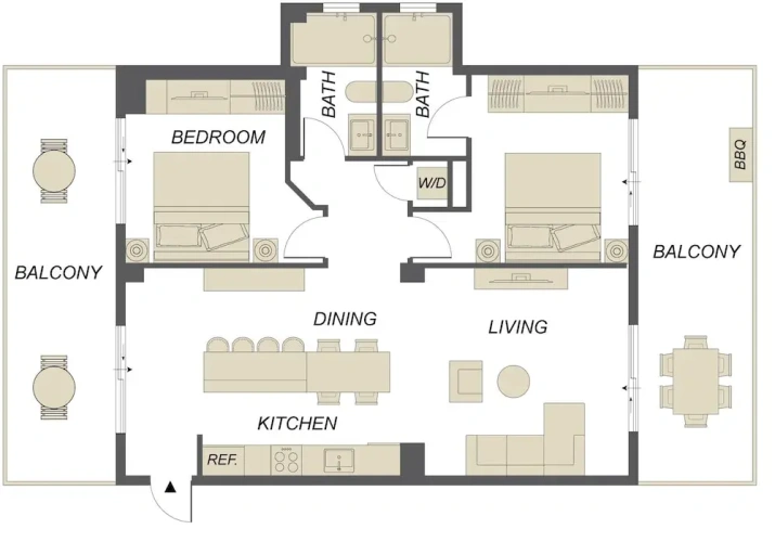 2 Bedrooms Standard room