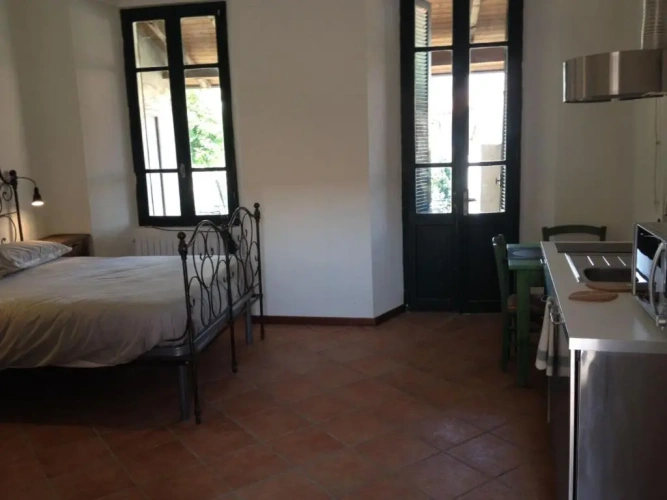 Apartment with garden view