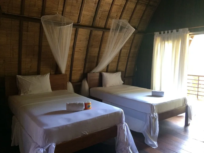 1 Bedroom Deluxe Twin room with balcony and with garden view