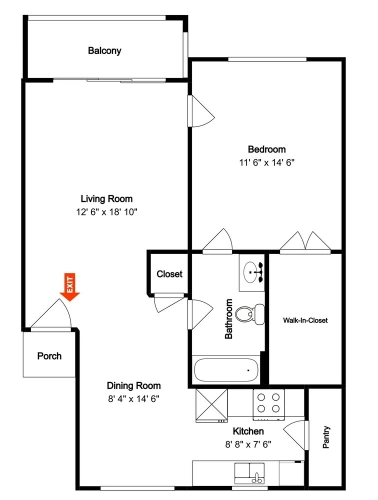 1 Bedroom Standard room
