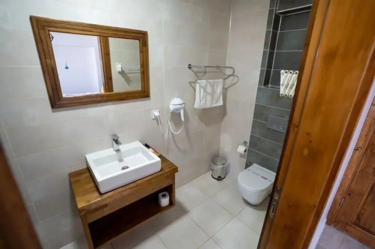 Deluxe Triple room with balcony and with garden view