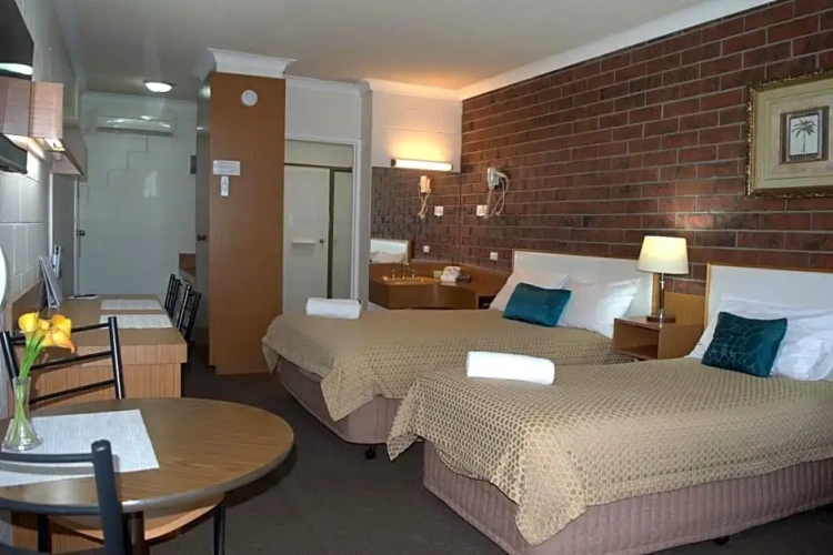 Standard Twin room with balcony and with view