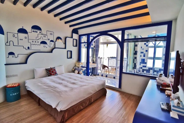 Deluxe Double room with balcony and with sea view