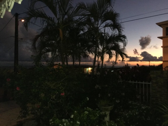 Outside