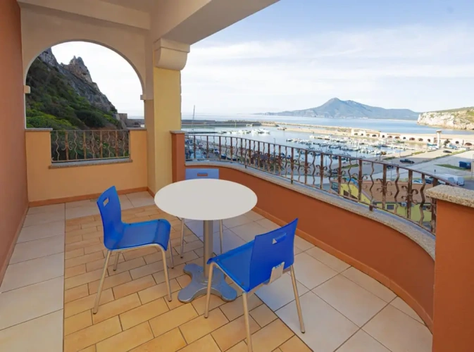 Deluxe Double room with balcony and with sea view