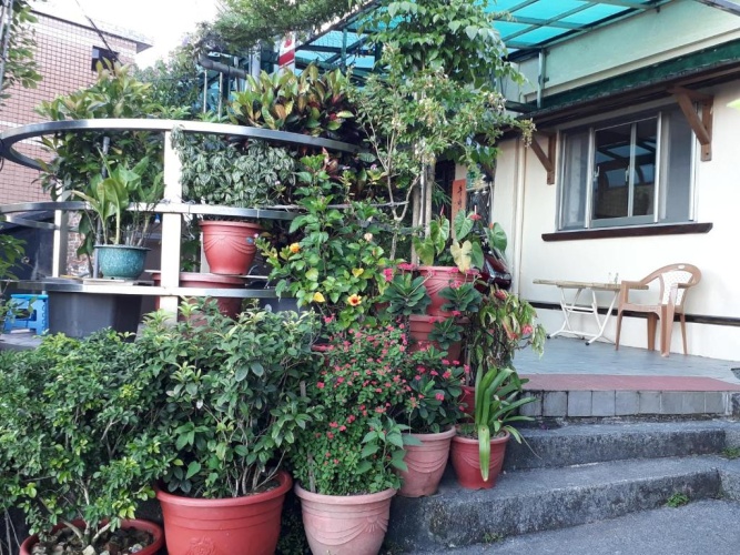 Outside