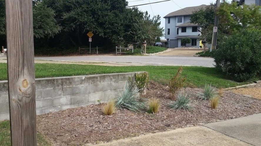 Outside