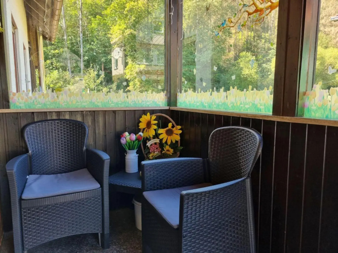 Ferienwohnung - Waldwasser mit Waldblick