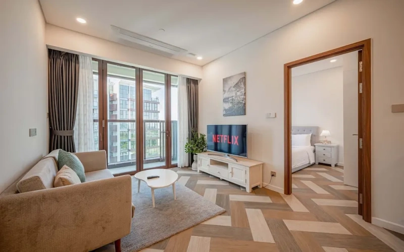 1 Bedroom Deluxe Apartment with balcony and with city view