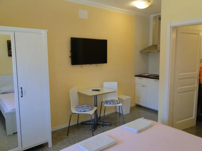 Studio with balcony