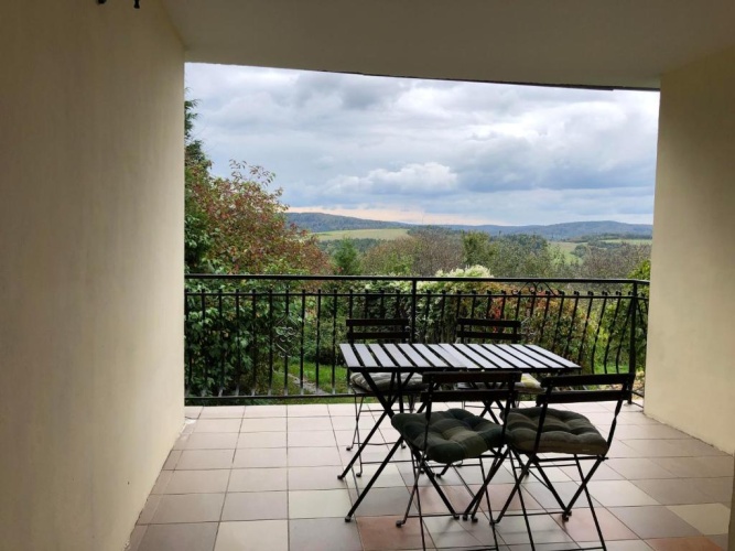 Standard Twin room with balcony and with view