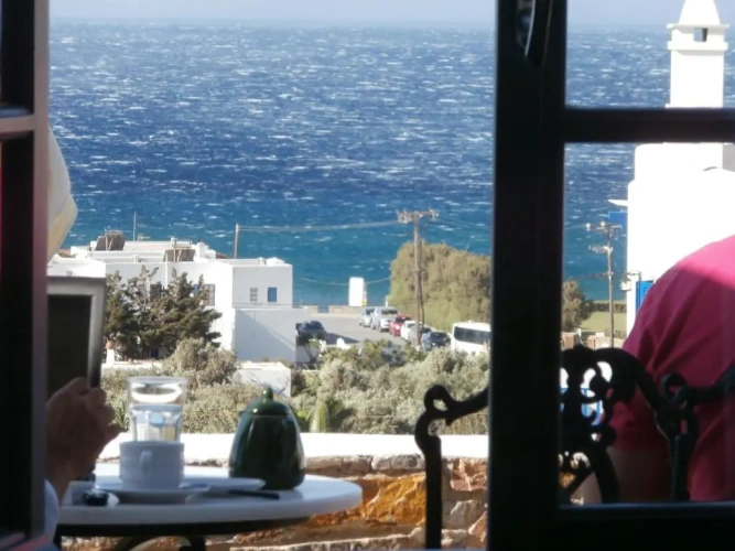 Basement Studio with balcony and with sea view