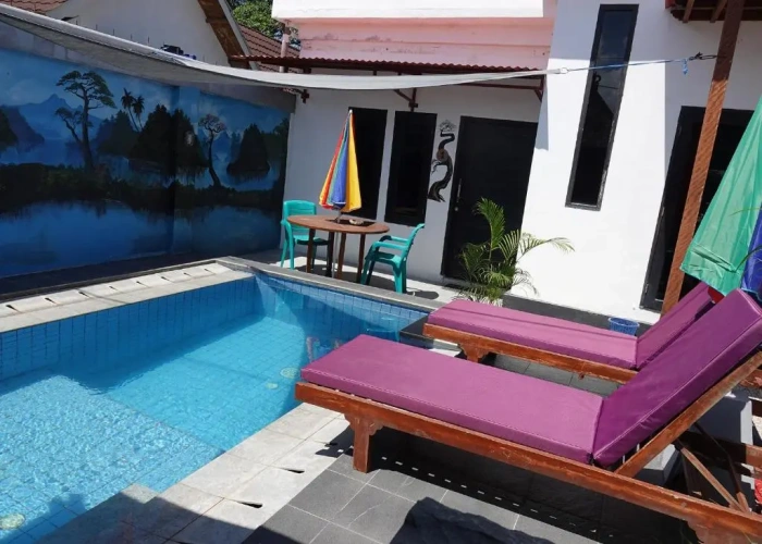 Standard Double room with pool view