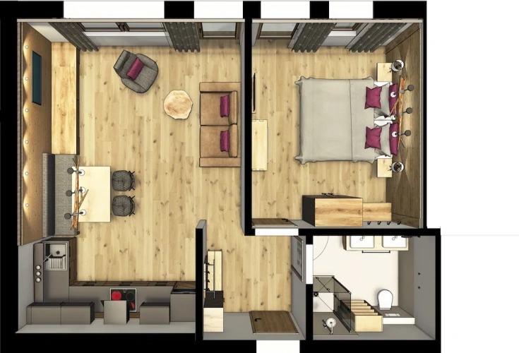 1 Bedroom Standard Apartment