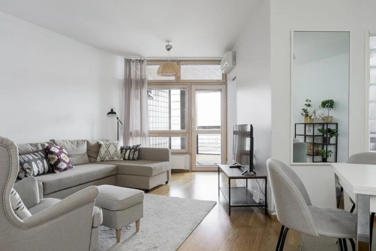 2ndhomes 1BR apartment in Kamppi Center with Sauna and Balcony