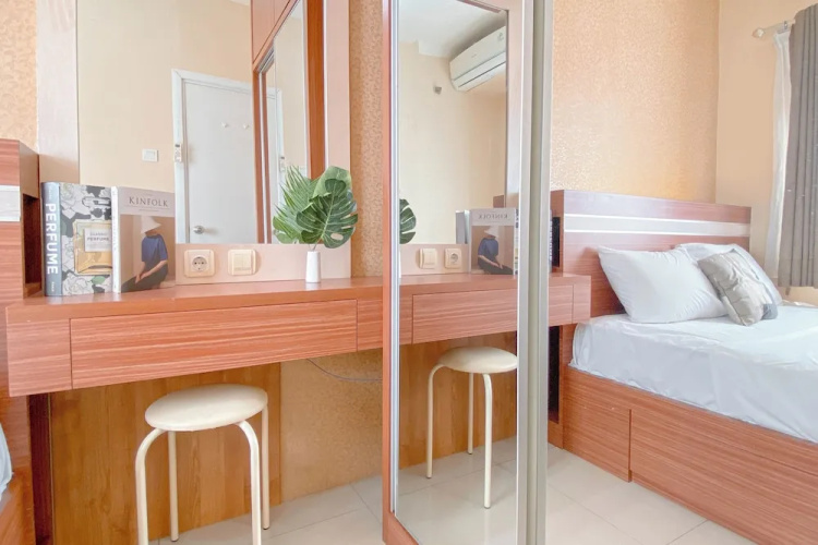 Simple Style 2Br At Green Pramuka City Apartment