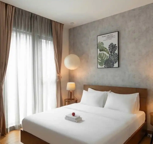 1 Bedroom Apartment with balcony and with city view