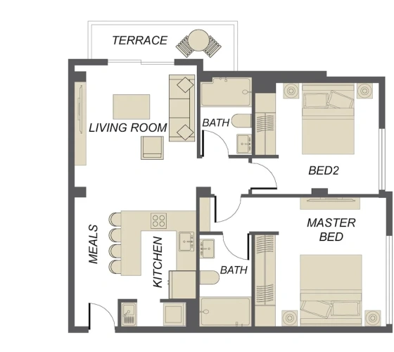 Standard room with balcony