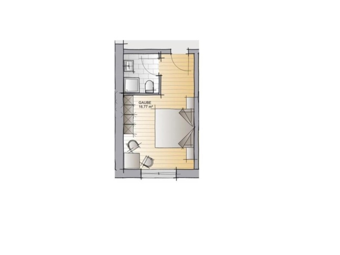 Standard Double room with garden view