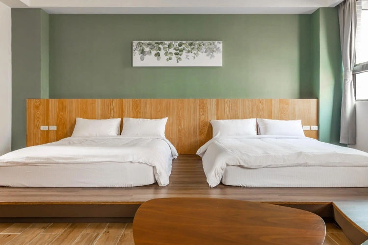 Deluxe Quadruple room with garden view