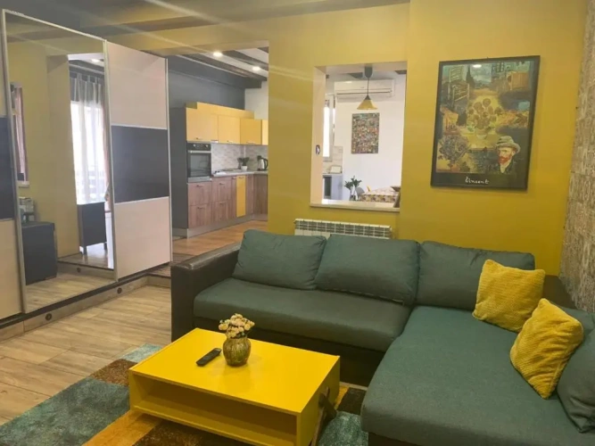Apartment with balcony and with view