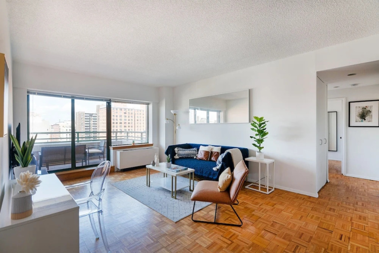 Sunny 3 BR 3 Bath Apt With Large Balcony