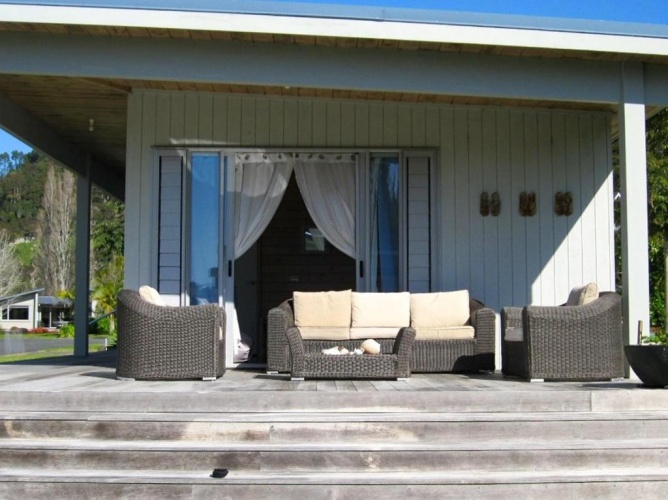 Outside