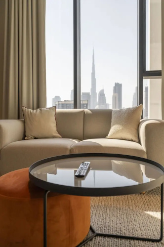 Upscale Studio w Burj View Upside Living