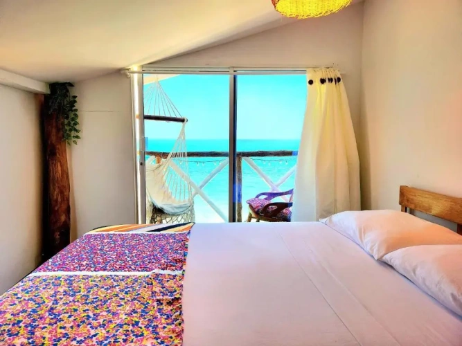 Deluxe Double room with balcony and with sea view