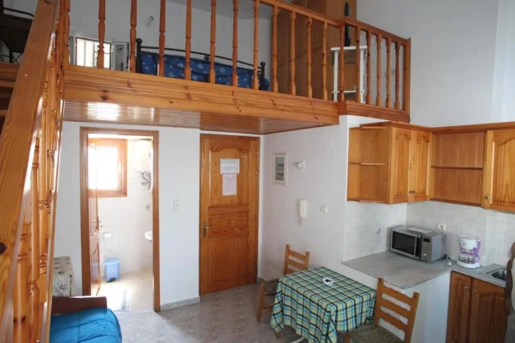 Studio with balcony