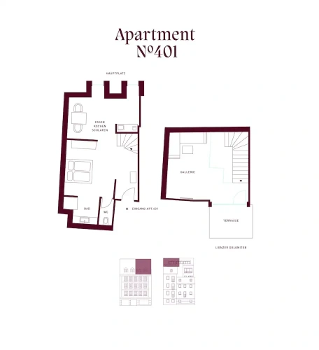 Deluxe Double Duplex room