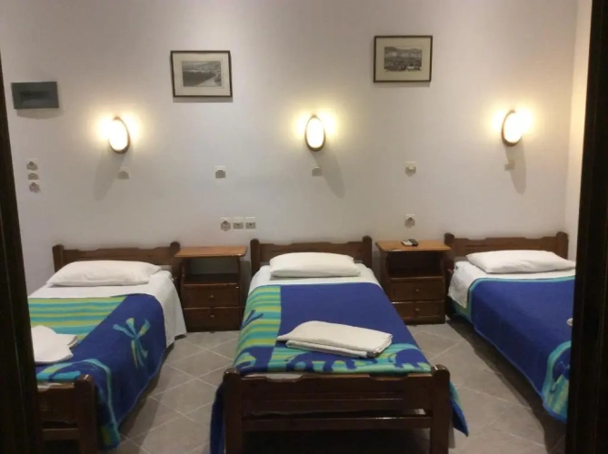 Standard Triple room with balcony and with sea view