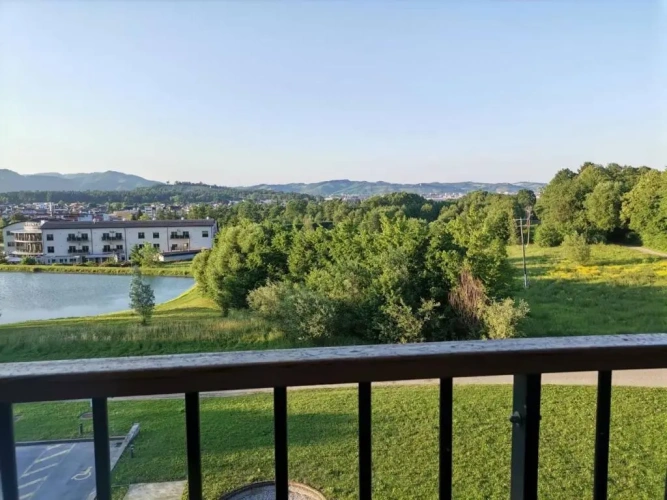 Studio with balcony and with view