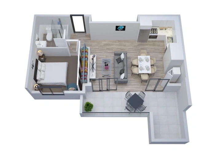 1 Bedroom Deluxe Apartment