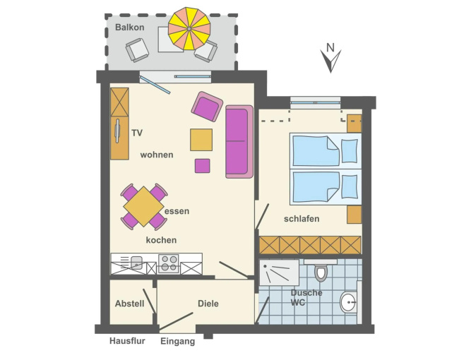 Villa Carpe Diem Wohnung 6
