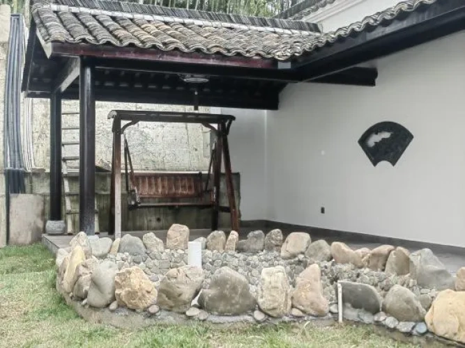 Outside