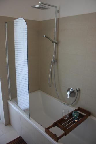 Apartment pool and lakeOver view