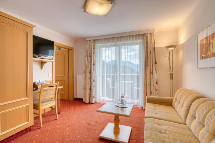 Family Suite with balcony and with mountain view