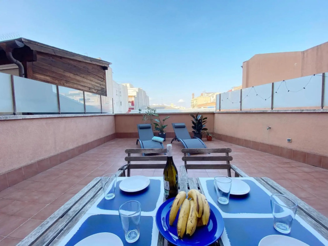 Terracotta terrace
