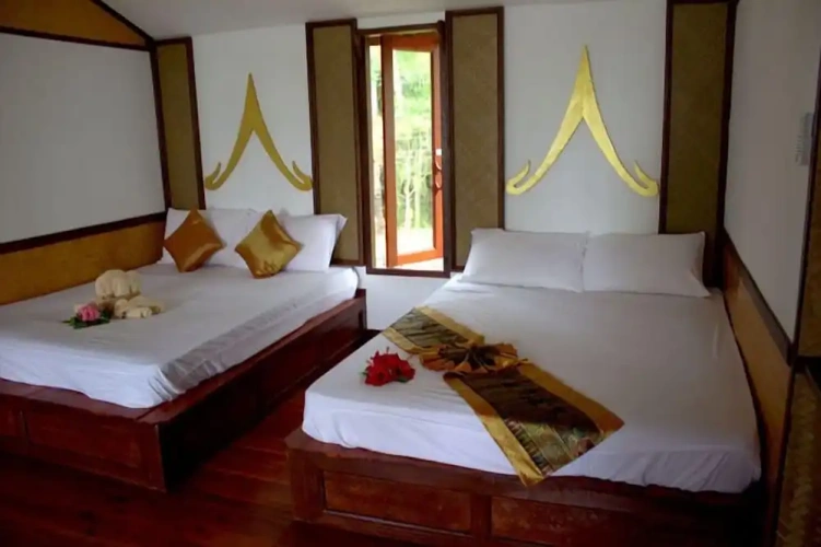 Standard Family room with balcony and beachfront