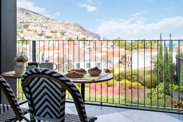 Balcony Views and Pool at Savoy Insular