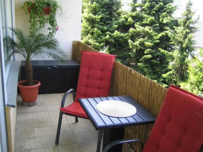 Apartment with balcony and with view