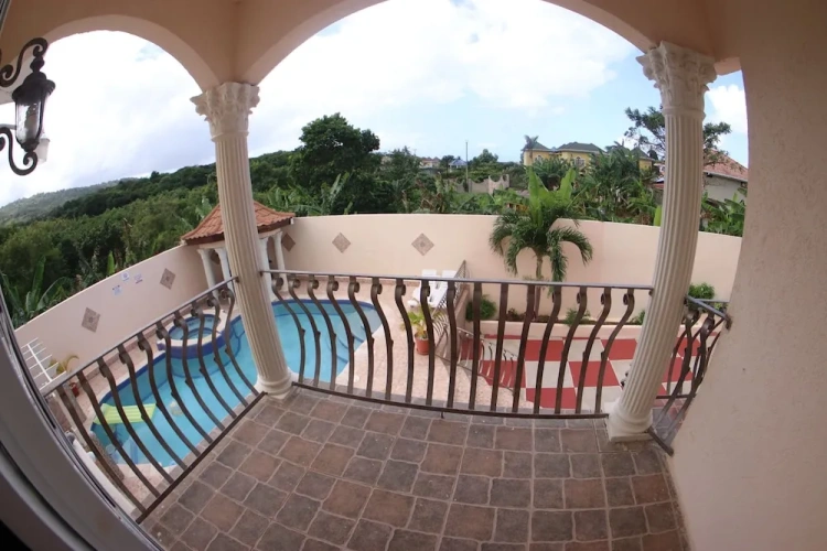 Villa with balcony