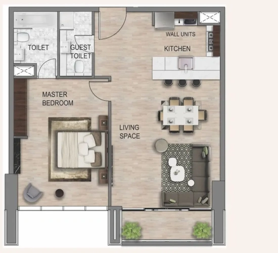 1 Bedroom Standard room