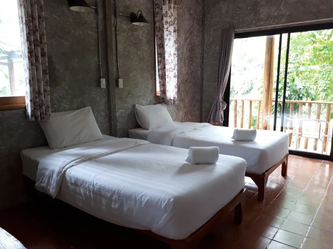 Standard room with balcony and with river view
