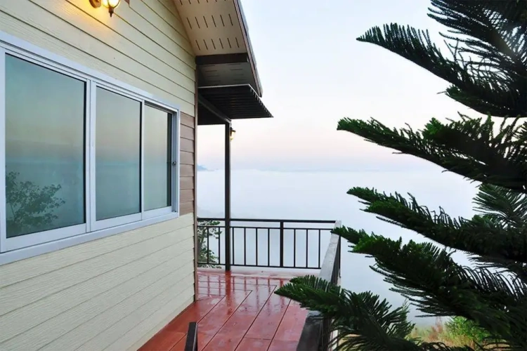 Villa with mountain view