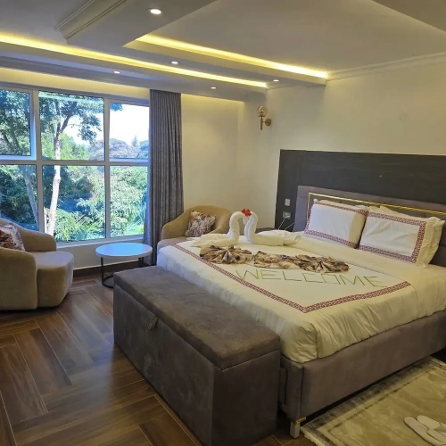Deluxe Double room with balcony and with mountain view